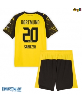 Borussia Dortmund Marcel Sabitzer #20 Echipament de Fotbal Replică 2025-26 Copii Acasa (+ Șorturi)
